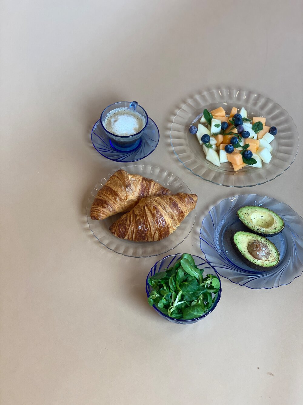 Paris desserttallerken, klar - 20,5cm.